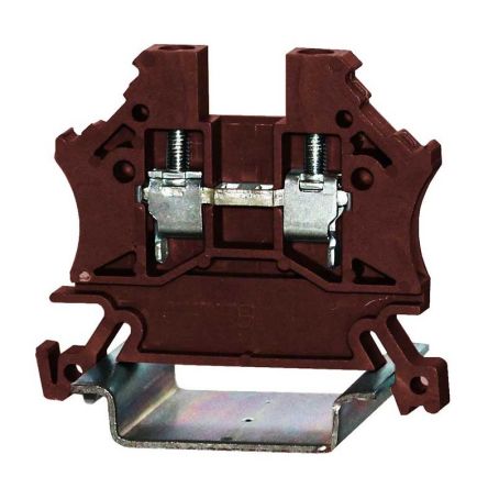 RS PRO Brown, Single-Level, Cage Clamp Termination [0]; 242-0480