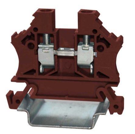RS PRO Brown, Single-Level, Cage Clamp Termination [0]; 242-0489