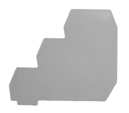 RS PRO End Plate for Use with Feed Through Terminal Block [0]; 242-0524