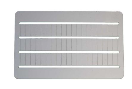 RS PRO Marking Card with Strips for Use with Feed Through Terminal Block [0]; 242-0532