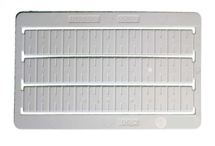 RS PRO Marking Card with Tags for Use with Feed Through Terminal Block [0]; 242-0536