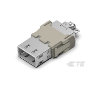 TE Connectivity Modular Insert, 32 Way, 2.2A, Male, HDC HMN, Cable Mount, 32 V ac [T2111322101-000]; 242-0718