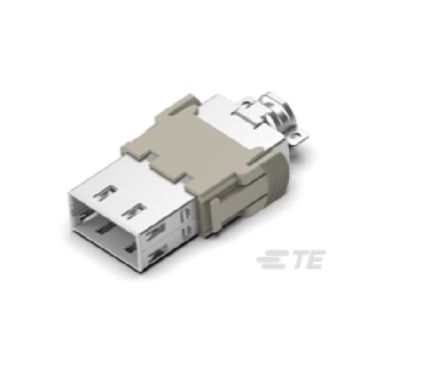 TE Connectivity Heavy Duty Power Connector, 2.2A, Male, HDC HMN Series, 32 Contacts [T2111322101-001]; 242-0720