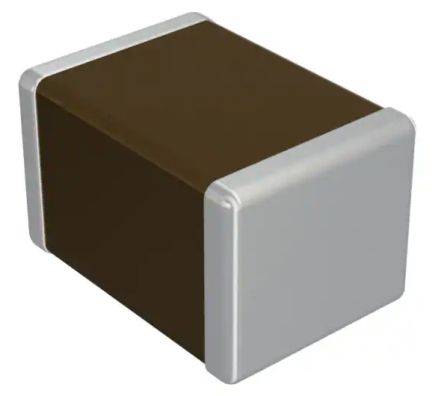 Wurth Elektronik 2.2nF Multilayer Ceramic Capacitor MLCC, 25V dc V, SMD [8853622110151]; 242-1275