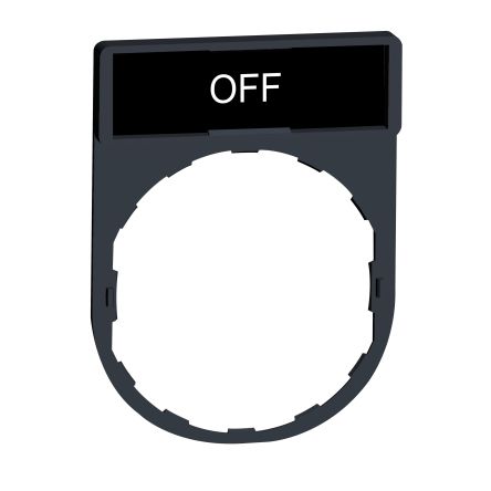 Schneider Electric Legend Holder for Use with Harmony XB4, Harmony XB5 Range, Off [ZBY2312]; 242-5691