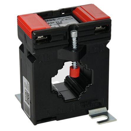 GILGEN Muller & Weigert ASK31.3 Series Base Mounted Current Transformer, 100A Input, 100:5, 5 A Output, 26mm Bore [ASK31.3 100/5A 2,50VA Kl.1]; 243-0001