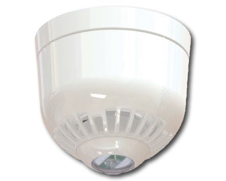 Klaxon Sonos Pulse Series Red Flashing Beacon, 17-60 V, Wall Mount, LED Bulb [ESD-5006]; 243-0040