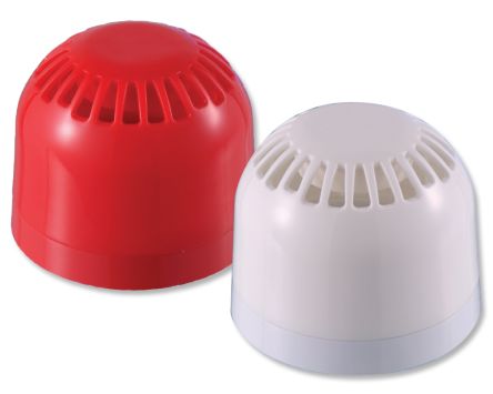 Klaxon IP21, IP65 Rated White Lens for use with Sonos Sounder 9 → 60 V [PSS-0089]; 243-0067