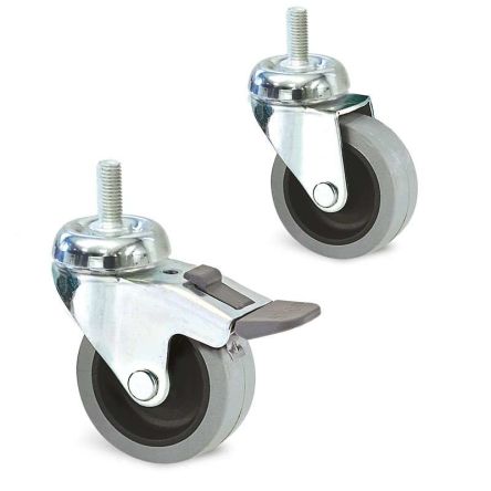 Guitel Hervieu Swivel Castor Wheel, 50kg Capacity, 80mm Wheel [CP1FA080-322L10]; 243-0379