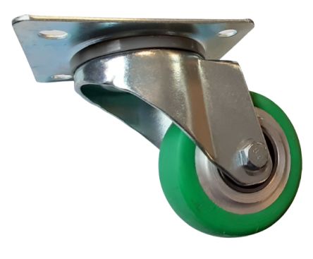 Guitel Hervieu Swivel Castor Wheel, 180kg Capacity, 80mm Wheel [EP4BA080-215B]; 243-0384
