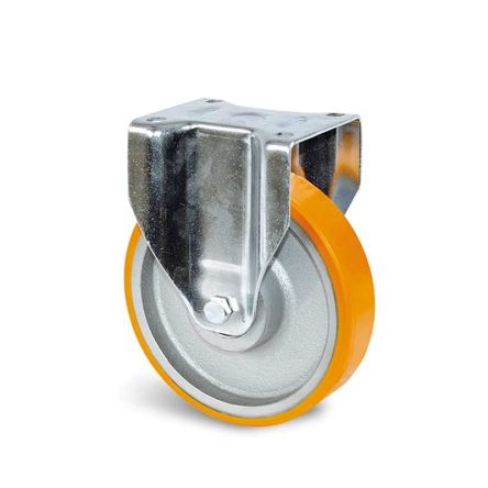 Guitel Hervieu Fixed Castor Wheel, 800kg Capacity, 250mm Wheel [UF5RA250-23BM]; 243-0387