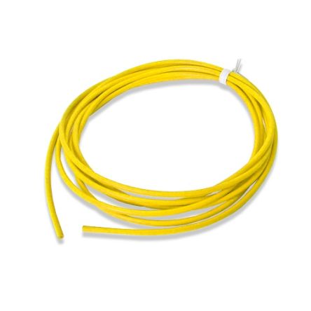 Mueller Electric Coolflex45 Series Yellow 5.26 mm² Hook Up Wire, 10 AWG, 1064, 3.05m, Silicone Insulation, WI-M-10-10-4 [WI-M-10-10-4]; 243-1632