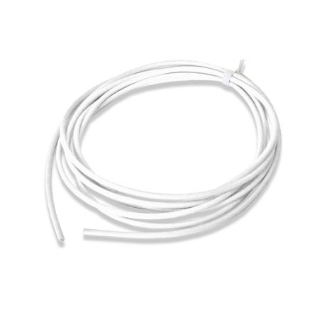 Mueller Electric Coolflex45 Series White 5.26 mm² Hook Up Wire, 10 AWG, 1064, 3.05m, Silicone Insulation, WI-M-10-10-9 [WI-M-10-10-9]; 243-1635