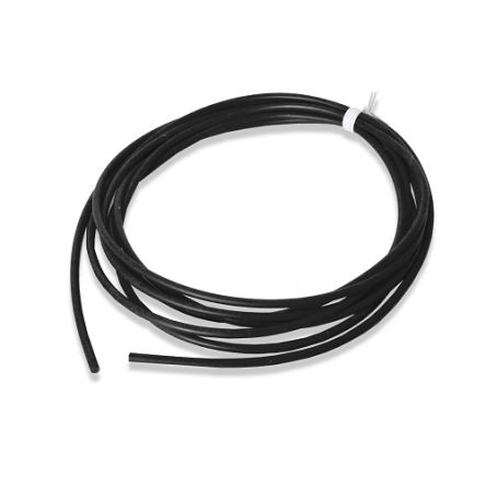 Mueller Electric Coolflex45 Series Black 5.26 mm² Hook Up Wire, 10 AWG, 1064, 7.62m, Silicone Insulation, WI-M-10-25-0 [WI-M-10-25-0]; 243-1636