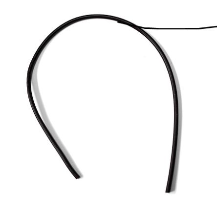 Mueller Electric WI-M / Silicone Wire Series Black 0.82 mm² Hook Up Wire, 18 AWG, 7/59/.05 mm, 3.05m, Silicone [WI-M-18-10-0]; 243-1647