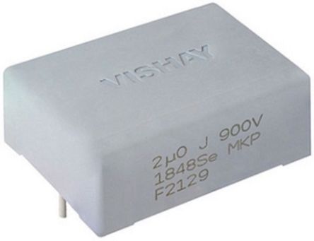 Vishay MKP1848Se DC-Link Polypropylene Film Capacitor, 1.2kV dc, 10%, 1μF, Through Hole [MKP1848Se51012JK2A]; 243-1677
