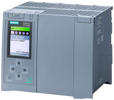 Siemens SIMATIC S7-1500T Series PLC CPU for Use with SIMATIC S7-1500 Series, CPU Output, 20-Input [6ES7517-3TP00-0AB0]; 243-4019