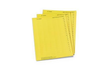 Siemens SIMATIC S7-1500 ET 200 Series Labeling Sheet for Use with S7-1500 modules [6ES7592-2CX00-0AA0]; 243-4052