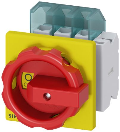 Siemens Switch Disconnector, 3 Pole, 25A Max Current, 25A Fuse Current [3LD2103-1TP53]; 243-4226