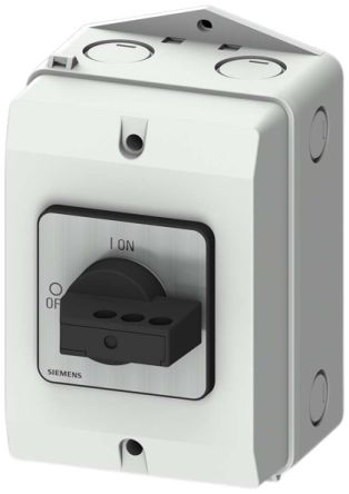 Siemens Switch Disconnector, 3 Pole, 25A Max Current, 25A Fuse Current [3LD2184-2GP21]; 243-4243