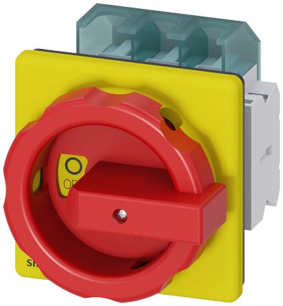 Siemens Switch Disconnector, 3 Pole, 63A Max Current, 63A Fuse Current [3LD2504-1TP53]; 243-4292