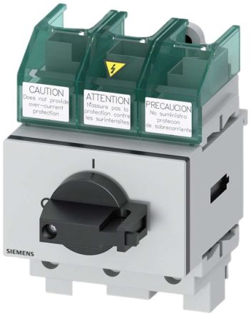Siemens Switch Disconnector, 3 Pole, 63A Max Current, 63A Fuse Current [3LD5200-0TK11]; 243-4323