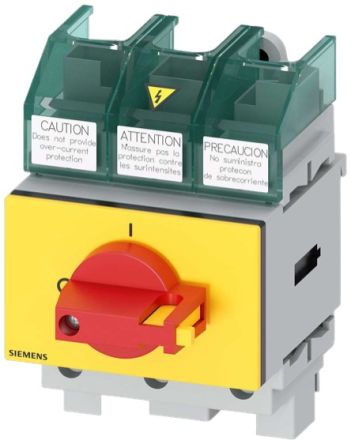 Siemens Switch Disconnector, 3 Pole, 63A Max Current, 63A Fuse Current [3LD5200-0TK13]; 243-4324