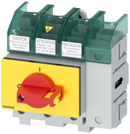 Siemens Switch Disconnector, 4 Pole, 63A Max Current, 63A Fuse Current [3LD5200-0TL13]; 243-4327