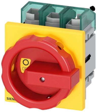 Siemens Switch Disconnector, 3 Pole, 63A Max Current, 63A Fuse Current [3LD5220-0TK13]; 243-4334
