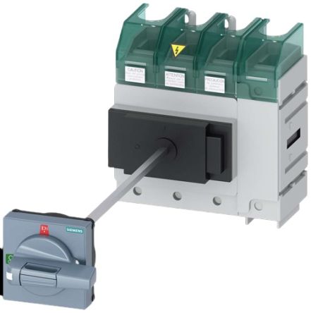 Siemens Switch Disconnector, 4 Pole, 100A Max Current, 100A Fuse Current [3LD5410-0TL11]; 243-4343