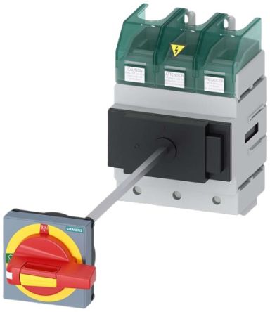 Siemens Switch Disconnector, 3 Pole, 125A Max Current, 125A Fuse Current [3LD5610-0TK13]; 243-4356