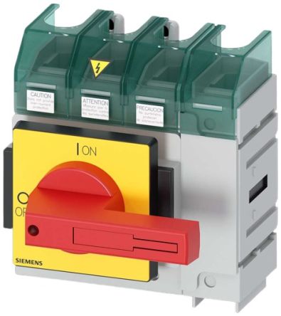 Siemens Switch Disconnector, 3 Pole, 160A Max Current, 160A Fuse Current [3LD5800-0TL13]; 243-4367