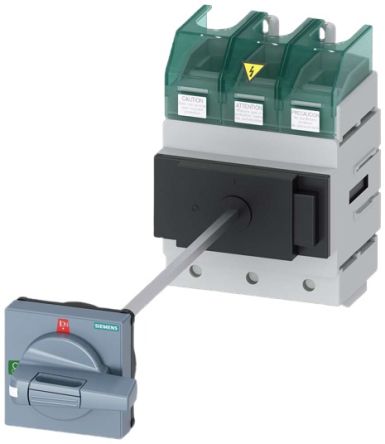 Siemens Switch Disconnector, 3 Pole, 160A Max Current, 160A Fuse Current [3LD5810-0TK11]; 243-4368
