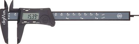 Wiha 150mm, 6in Digital Caliper, Imperial, Metric [29422]; 243-6292