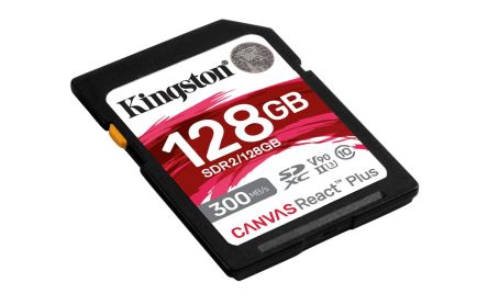 Kingston 128 GB Industrial SDXC SD Card, Class 10, UHS-II, U3, V90 [SDR2/128GB]; 243-6496