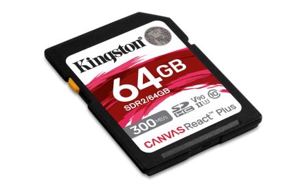 Kingston 64 GB Industrial SDXC SD Card, Class 10, UHS-II, U3, V90 [SDR2/64GB]; 243-6499