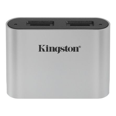 Kingston 2 port USB 3.2 External Micro SD Card Reader for MicroSD Memory Cards [WFS-SDC]; 243-6519