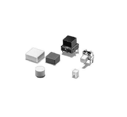Omron Red Tactile Switch Cap for B3 Series, B32-1380 [B32-1380]; 243-6549