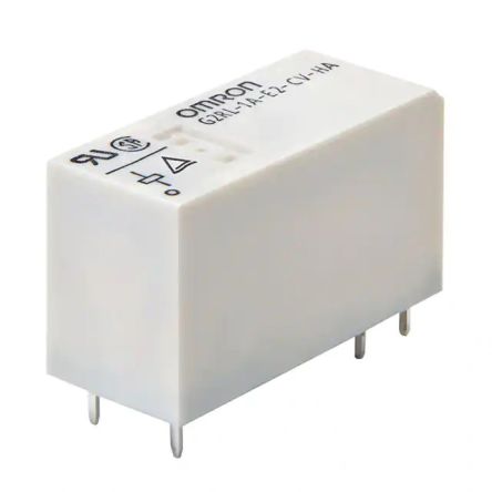 Omron PCB Mount Relay, 12V dc Coil, 23A Switching Current, SPST [G2RL-1A-E2-CV-HA DC12]; 243-6563