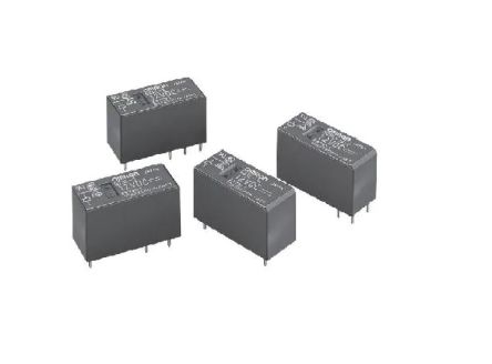 Omron PCB Mount Relay, 12V dc Coil, DPST [G2RL-2A DC12]; 243-6565