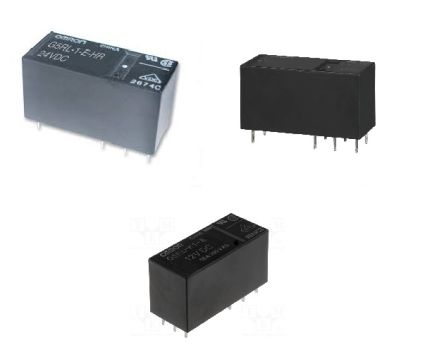 Omron PCB Mount Relay, 12V dc Coil, SPST [G5RL-1-E-HR DC12]; 243-6579