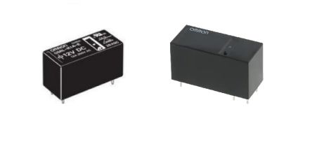 Omron PCB Mount Relay, 12V dc Coil, 16A Switching Current, SPST [G5RL-K1A-E DC12]; 243-6586