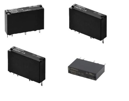 Omron PCB Mount Relay, 24V dc Coil, 5A Switching Current, SPST [G6DN-1A-SL DC24]; 243-6598