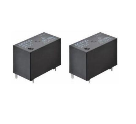 Omron PCB Mount Relay, 12V dc Coil, SPST [G6QE-1A DC12]; 243-6606