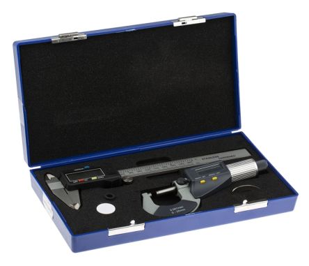 RS PRO Metric & Imperial Caliper and Micrometer Measuring Set [0]; 243-6624
