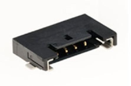 Molex Pico-Lock Series Right Angle Surface PCB Header, 2 Contact(s), 1 mm Pitch, 1 Row(s), Shrouded [503763-0291]; 243-6904