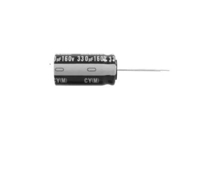 Nichicon 330μF Aluminium Electrolytic Capacitor 160V dc, Radial, Through Hole - UCY2C331MHD6TN [UCY2C331MHD6TN]; 243-7272