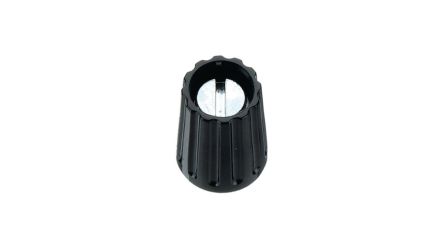 Elma 10mm Black Potentiometer Knob for 4mm Shaft Round Shaft, 020-2325 [020-2325]; 243-9534
