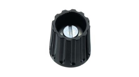 Elma 14.5mm Black Potentiometer Knob for 6mm Shaft Round Shaft, 020-3425 [020-3425]; 243-9535
