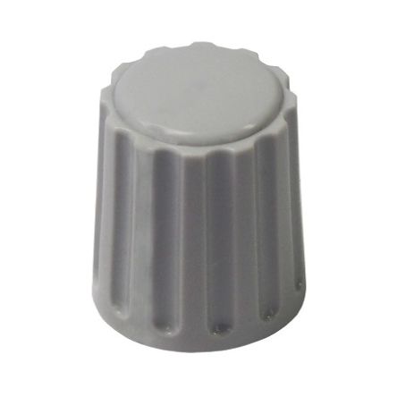 Elma 21mm Grey Potentiometer Knob for 6.35mm Shaft Round Shaft, 020-4510 [020-4510]; 243-9546